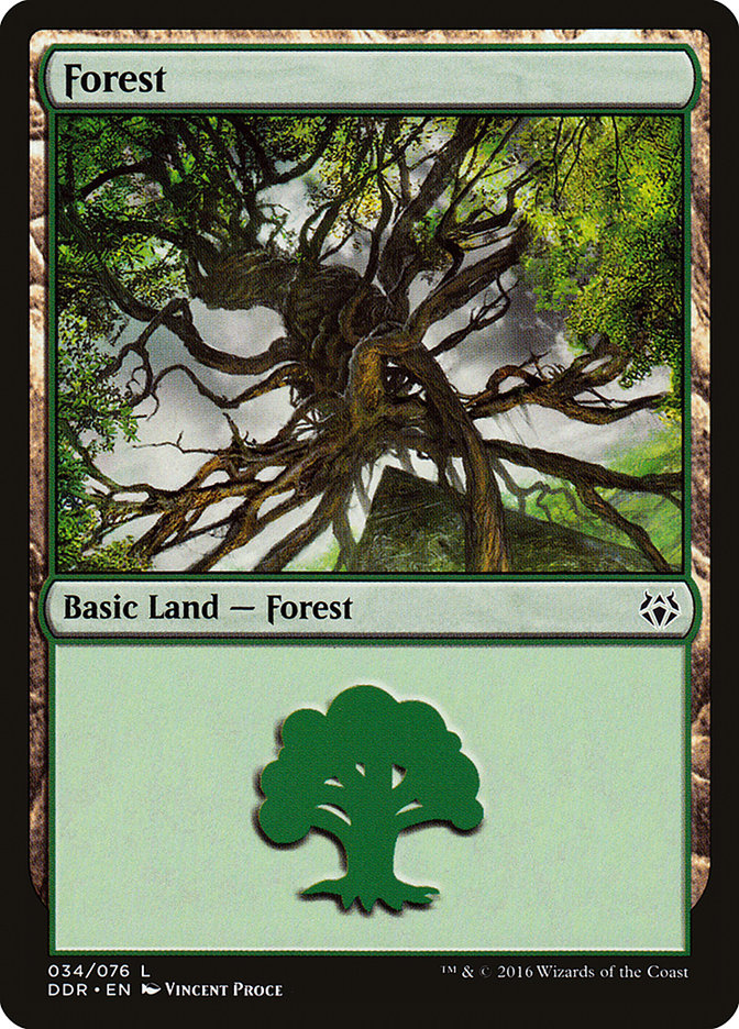 Forest (34) [Duel Decks: Nissa vs. Ob Nixilis] | Rock City Comics