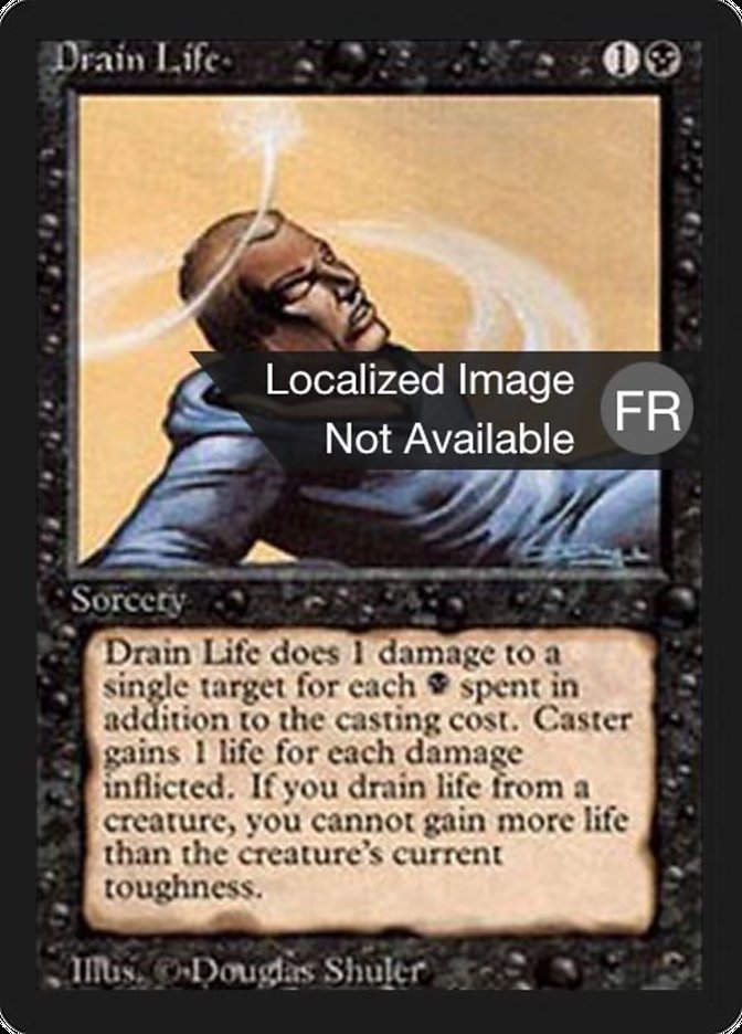 Drain Life [Foreign Black Border] | Rock City Comics