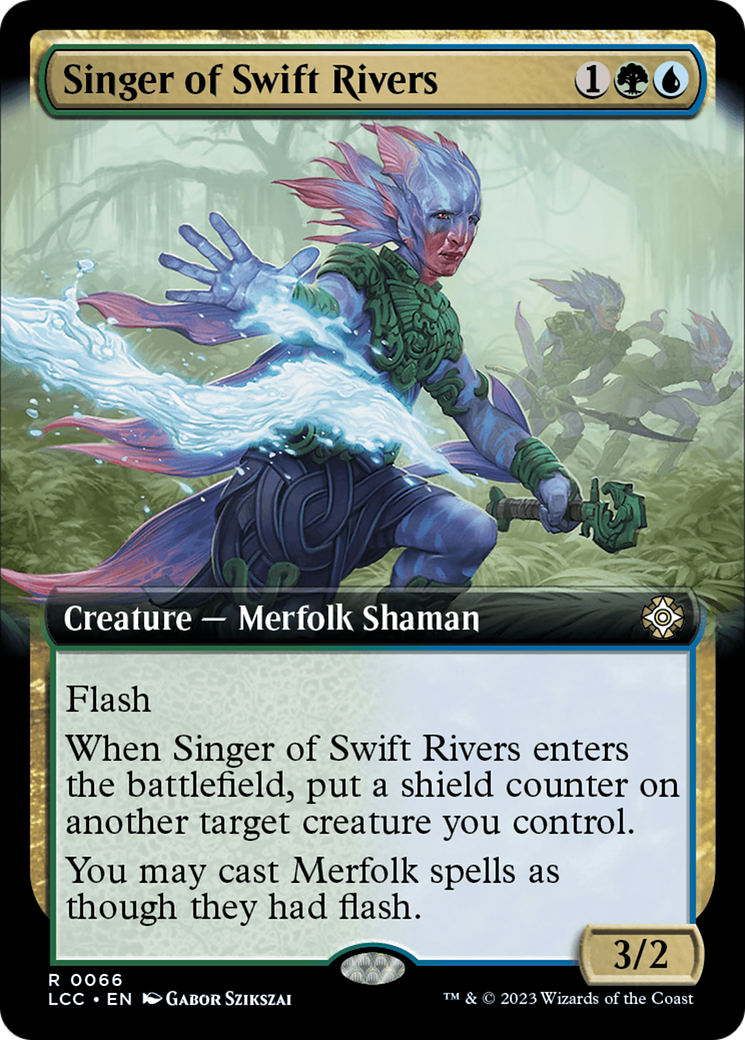 Singer of Swift Rivers (Extended Art) [The Lost Caverns of Ixalan Commander] | Rock City Comics