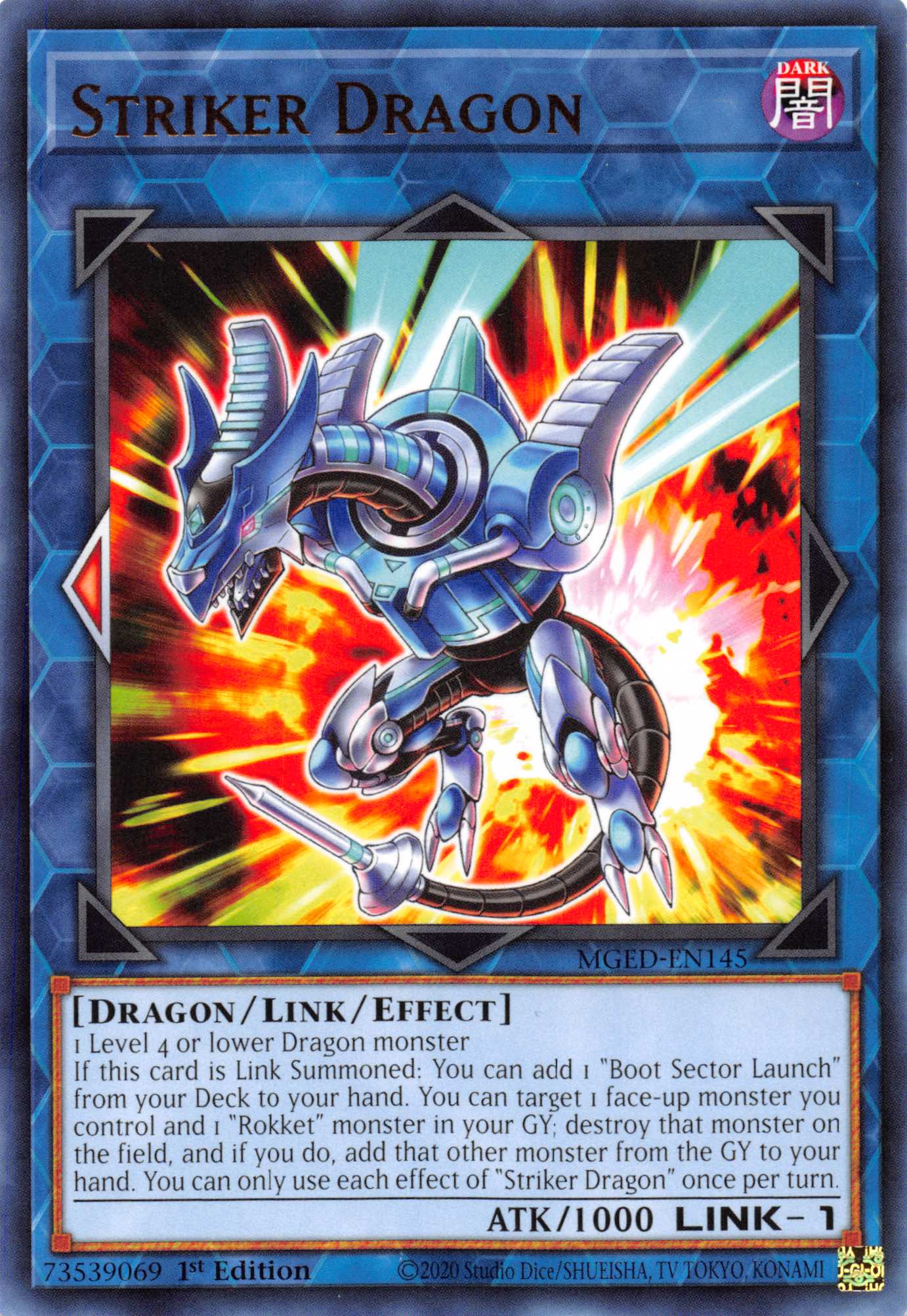 Striker Dragon [MGED-EN145] Rare | Rock City Comics
