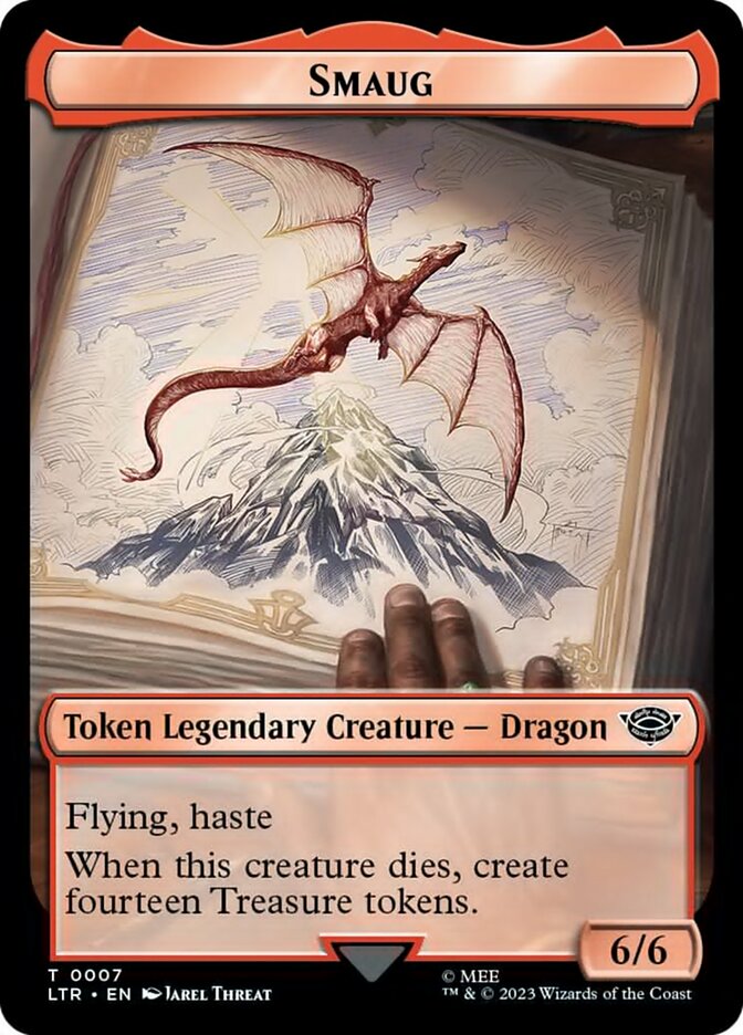 Smaug Token [The Lord of the Rings: Tales of Middle-Earth Tokens] | Rock City Comics