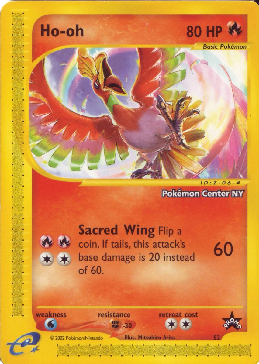 Ho-oh (52) (Pokemon Center NY Promo) [Wizards of the Coast: Black Star Promos] | Rock City Comics