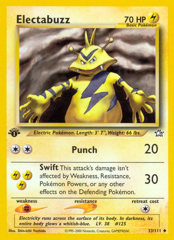 Electabuzz (33/111) [Neo Genesis 1st Edition] | Rock City Comics