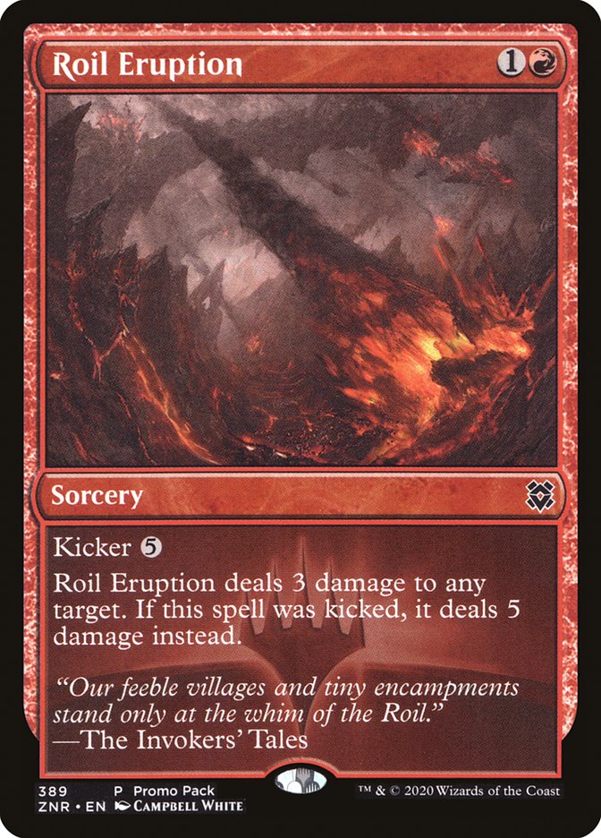 Roil Eruption (Promo Pack) [Zendikar Rising Promos] | Rock City Comics