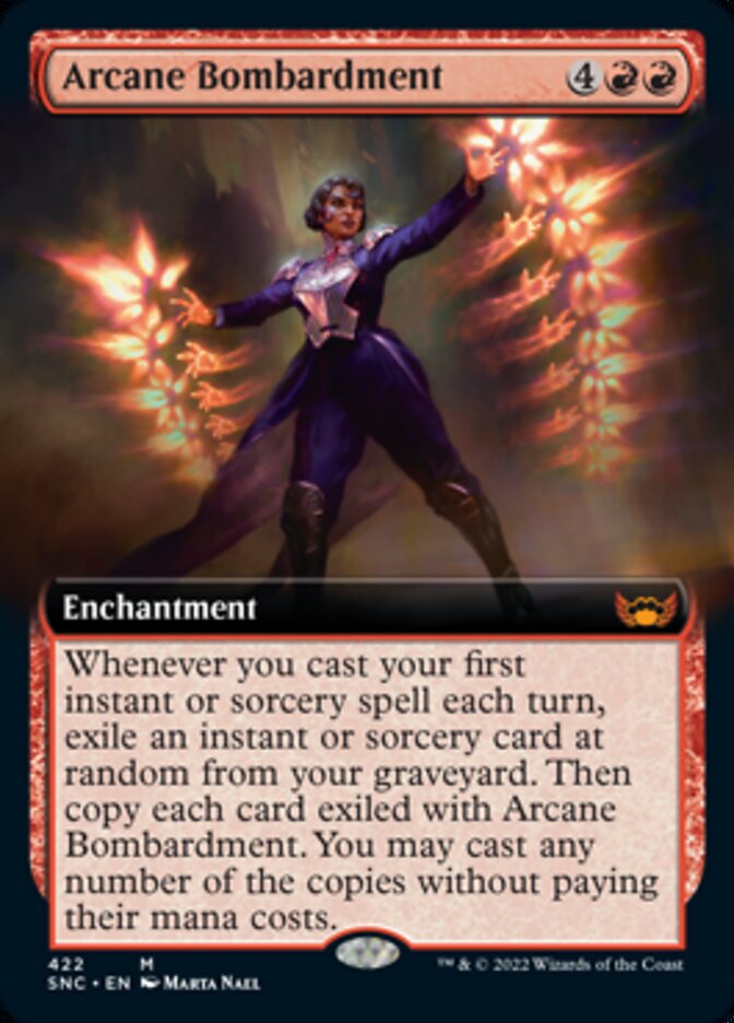 Arcane Bombardment (Extended Art) [Streets of New Capenna] | Rock City Comics