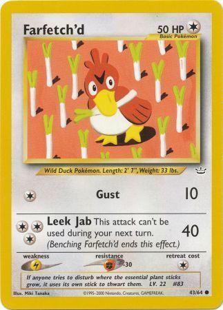 Farfetch'd (43/64) [Neo Revelation Unlimited] | Rock City Comics