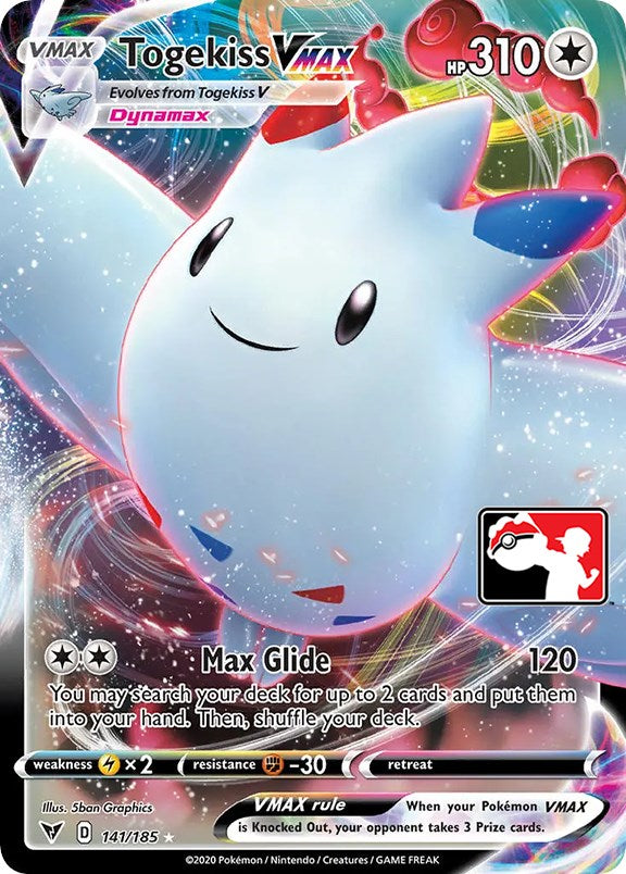 Togekiss VMAX (141/185) [Prize Pack Series One] | Rock City Comics