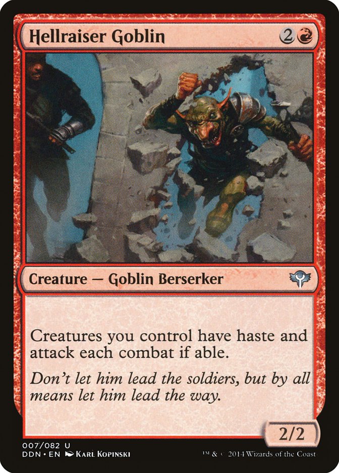 Hellraiser Goblin [Duel Decks: Speed vs. Cunning] | Rock City Comics