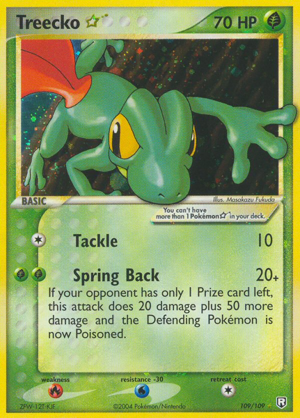 Treecko Star (109/109) [EX: Team Rocket Returns] | Rock City Comics