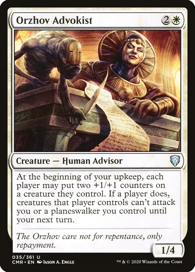 Orzhov Advokist [Commander Legends] | Rock City Comics