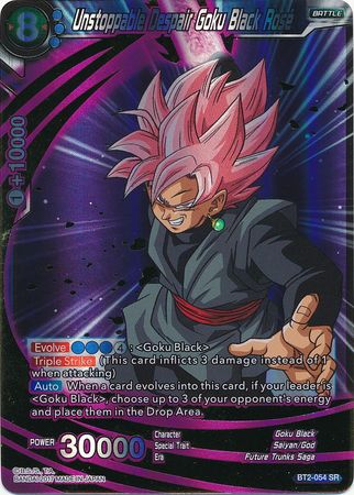 Unstoppable Despair Goku Black Rose [BT2-054] | Rock City Comics