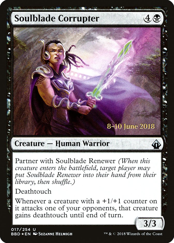 Soulblade Corrupter  [Battlebond Prerelease Promos] | Rock City Comics