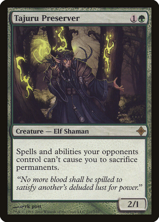 Tajuru Preserver [Rise of the Eldrazi] | Rock City Comics
