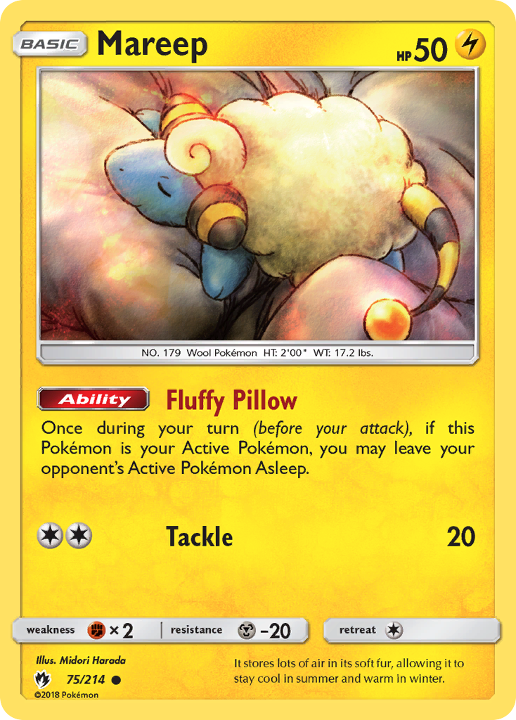 Mareep (75/214) [Sun & Moon: Lost Thunder] | Rock City Comics