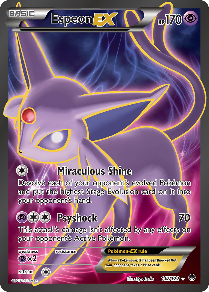 Espeon EX (117/122) [XY: BREAKpoint] | Rock City Comics