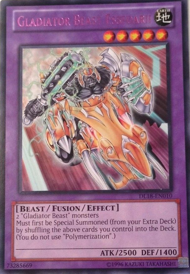 Gladiator Beast Essedarii (Purple) [DL18-EN010] Rare | Rock City Comics