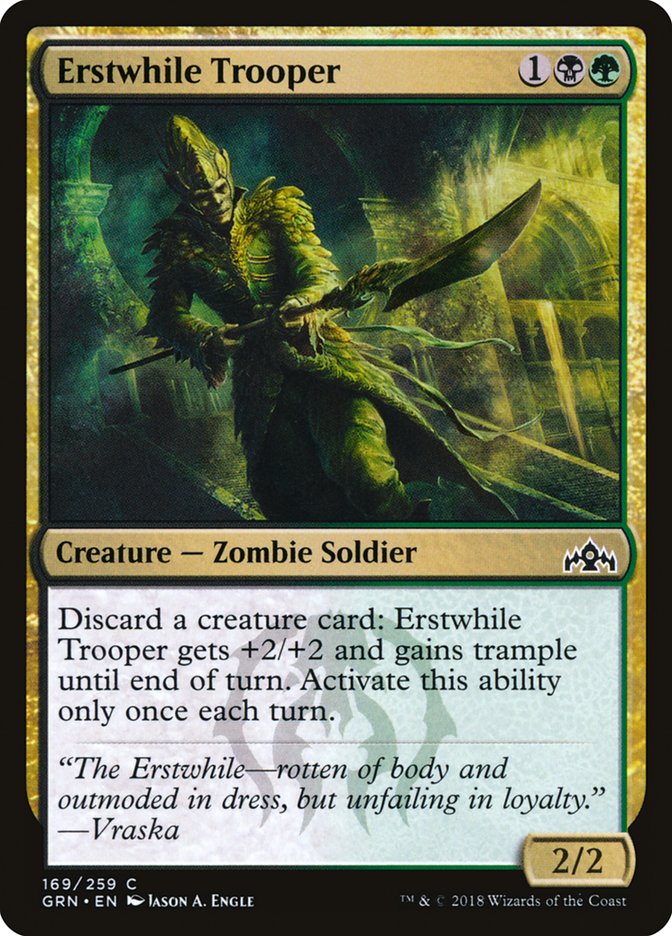 Erstwhile Trooper [Guilds of Ravnica] | Rock City Comics