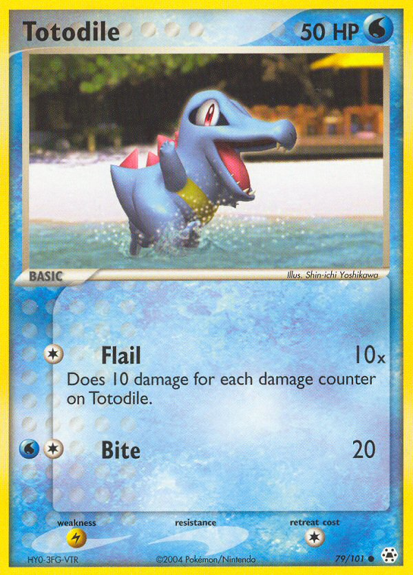 Totodile (79/101) [EX: Hidden Legends] | Rock City Comics