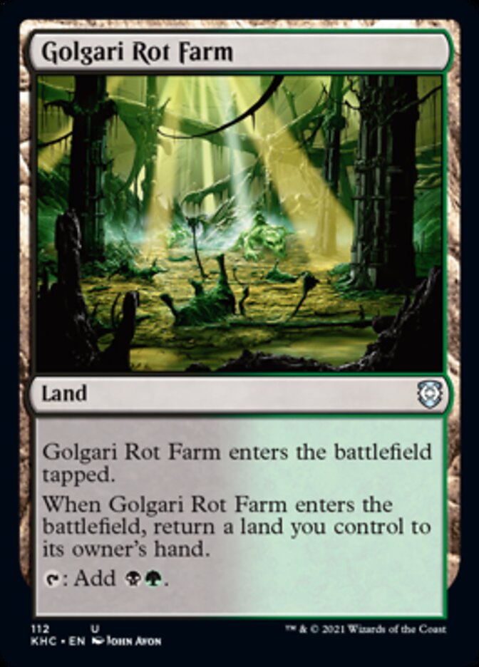 Golgari Rot Farm [Kaldheim Commander] | Rock City Comics