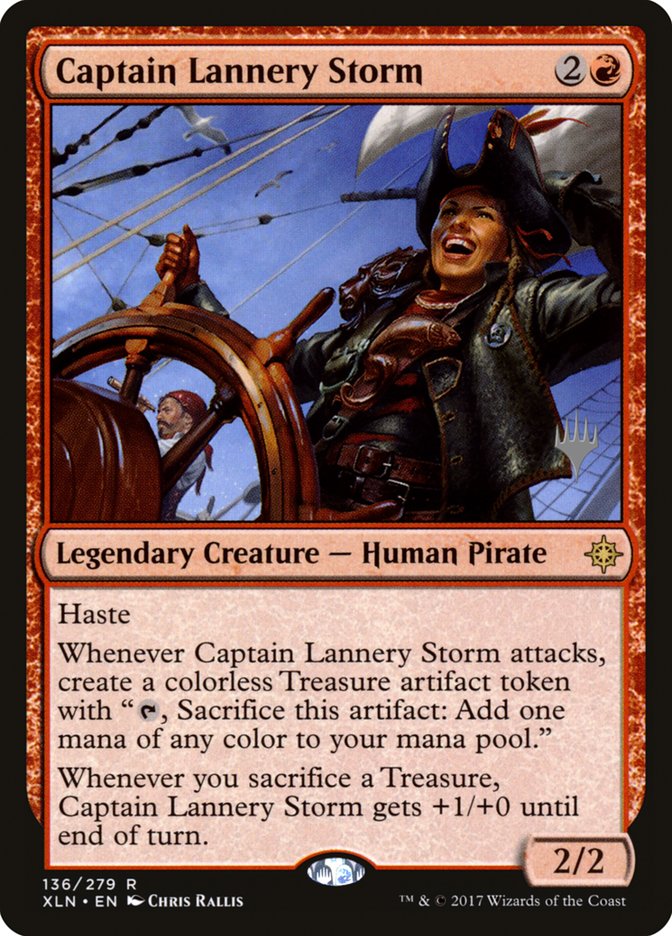 Captain Lannery Storm (Promo Pack) [Ixalan Promos] | Rock City Comics