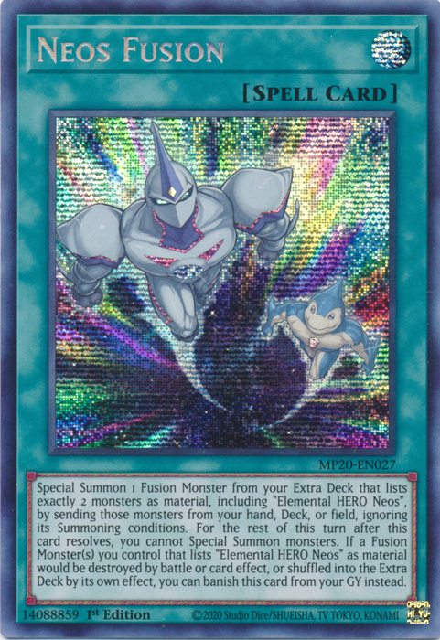 Neos Fusion [MP20-EN027] Prismatic Secret Rare | Rock City Comics