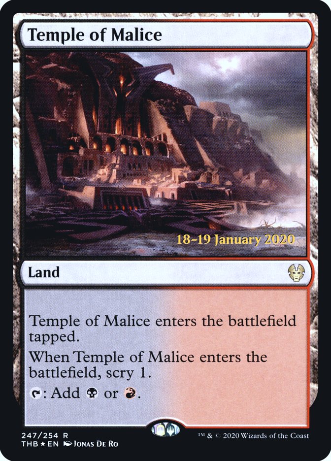 Temple of Malice [Theros Beyond Death Prerelease Promos] | Rock City Comics