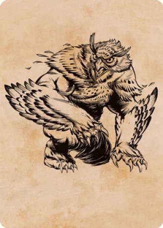 Owlbear (Showcase) Art Card [Dungeons & Dragons: Adventures in the Forgotten Realms Art Series] | Rock City Comics