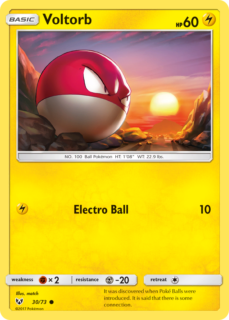 Voltorb (30/73) [Sun & Moon: Shining Legends] | Rock City Comics