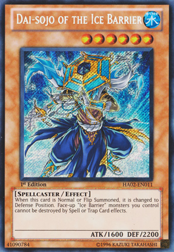 Dai-sojo of the Ice Barrier [HA02-EN011] Secret Rare | Rock City Comics