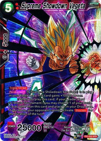 Supreme Showdown Vegeta (SPR) [TB2-005] | Rock City Comics