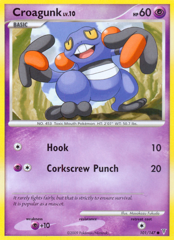 Croagunk (101/147) [Platinum: Supreme Victors] | Rock City Comics