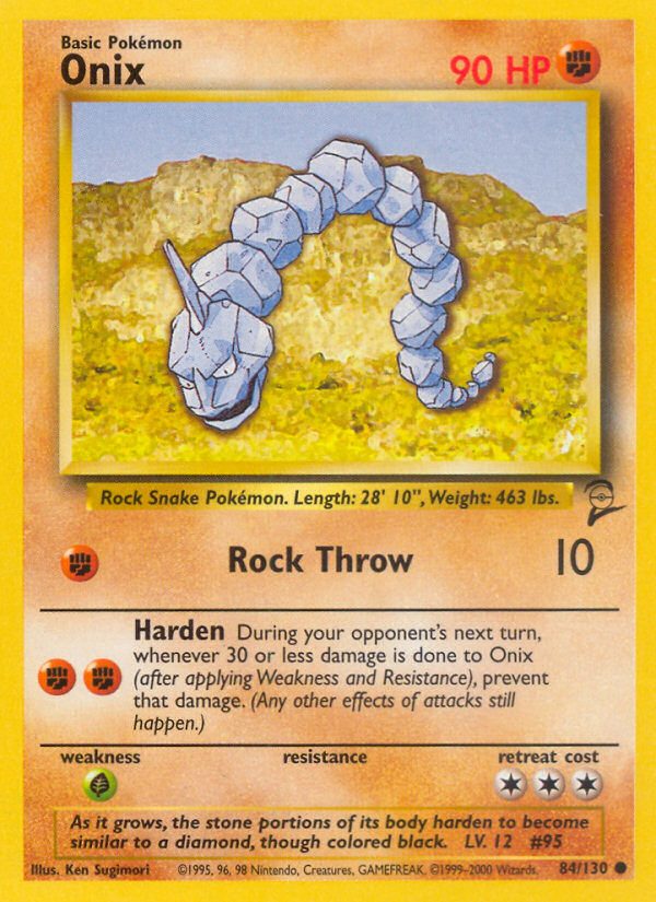 Onix (84/130) [Base Set 2] | Rock City Comics