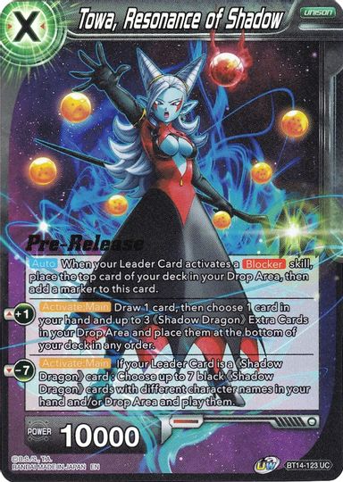 Towa, Resonance of Shadow (BT14-123) [Cross Spirits Prerelease Promos] | Rock City Comics