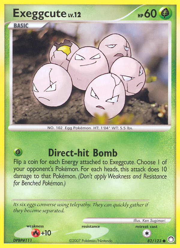 Exeggcute (82/123) [Diamond & Pearl: Mysterious Treasures] | Rock City Comics