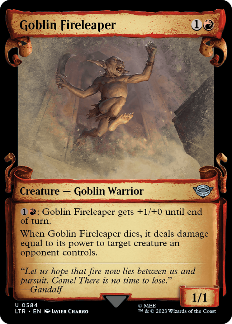 Goblin Fireleaper [The Lord of the Rings: Tales of Middle-Earth Showcase Scrolls] | Rock City Comics