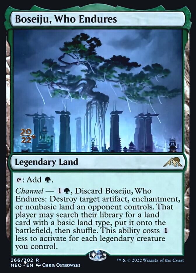 Boseiju, Who Endures [Kamigawa: Neon Dynasty Prerelease Promos] | Rock City Comics