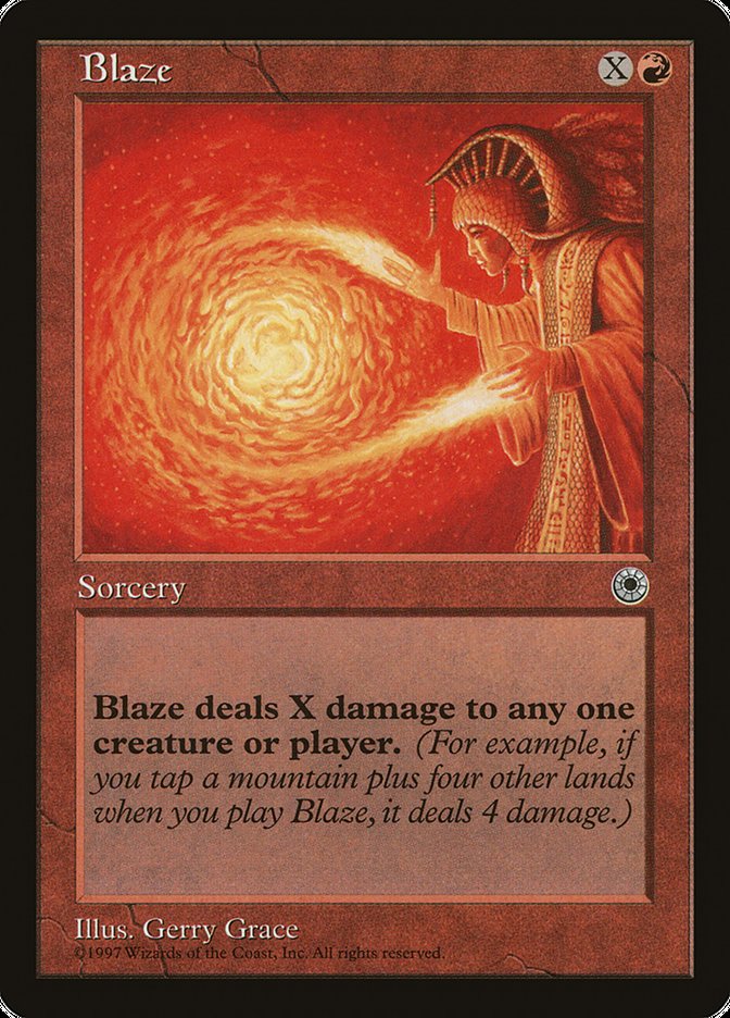 Blaze (No Flavor Text) [Portal] | Rock City Comics