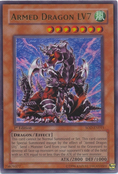 Armed Dragon LV7 [SOD-EN015] Ultra Rare | Rock City Comics