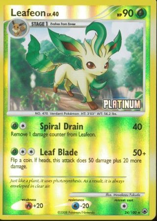 Leafeon (24/100) [Burger King Promos: 2009 Collection] | Rock City Comics