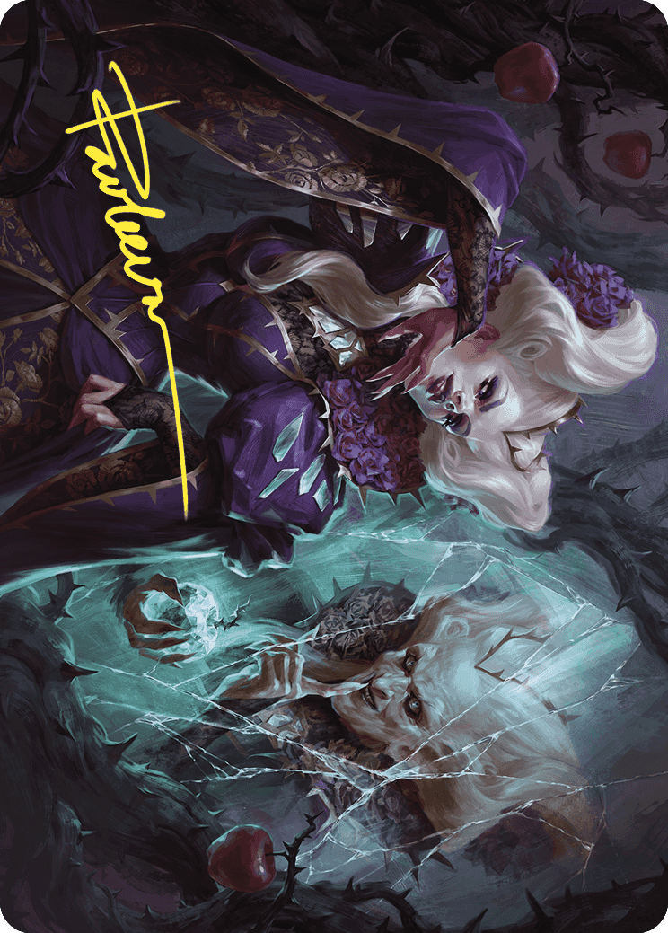 Conceited Witch Art Card (Gold-Stamped Signature) [Wilds of Eldraine Art Series] | Rock City Comics