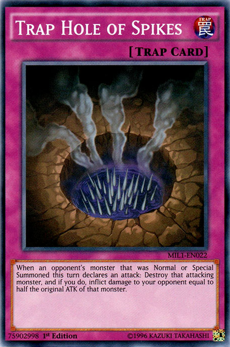 Trap Hole of Spikes [MIL1-EN022] Super Rare | Rock City Comics