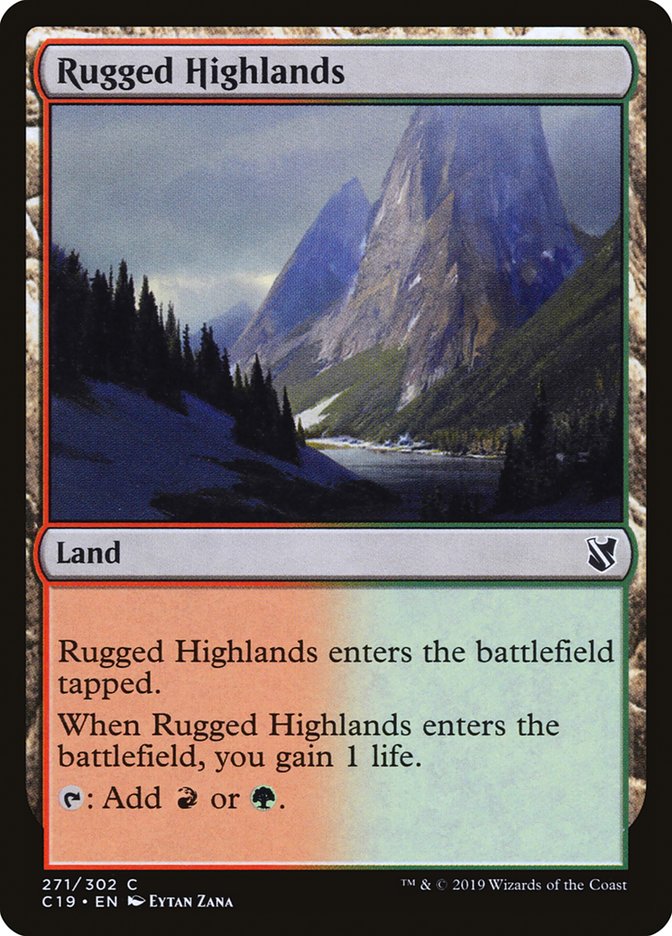 Rugged Highlands [Commander 2019] | Rock City Comics