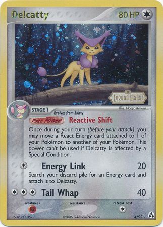 Delcatty (4/92) (Stamped) [EX: Legend Maker] | Rock City Comics