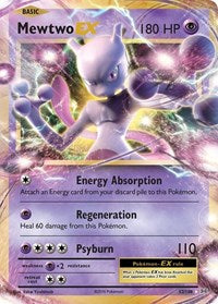 Mewtwo EX (52/108) (Jumbo Card) [XY: Evolutions] | Rock City Comics