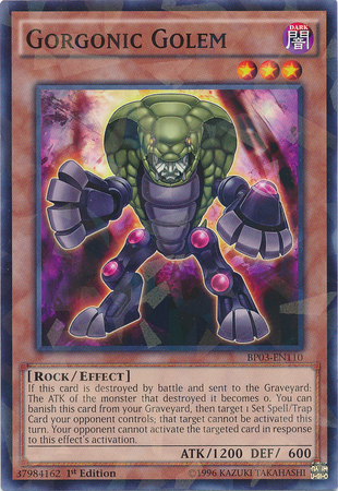 Gorgonic Golem [BP03-EN110] Shatterfoil Rare | Rock City Comics