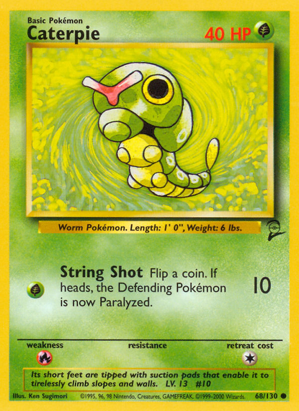 Caterpie (68/130) [Base Set 2] | Rock City Comics