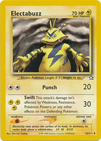 Electabuzz (33/111) [Neo Genesis Unlimited] | Rock City Comics