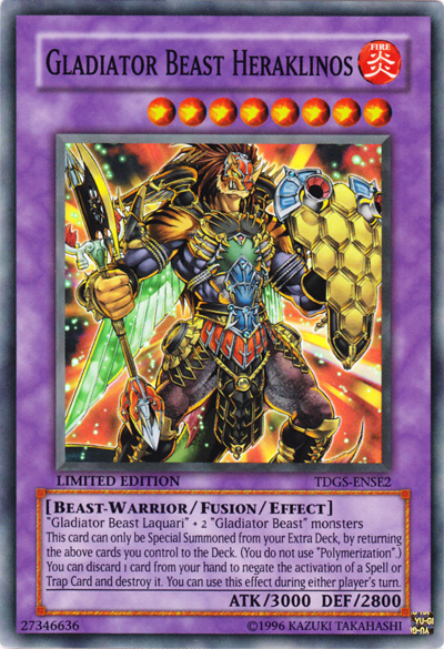 Gladiator Beast Heraklinos [TDGS-ENSE2] Super Rare | Rock City Comics