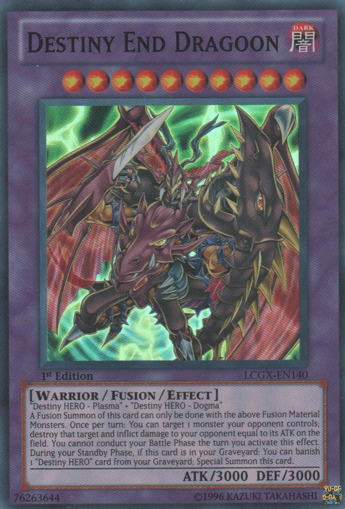 Destiny End Dragoon [LCGX-EN140] Super Rare | Rock City Comics