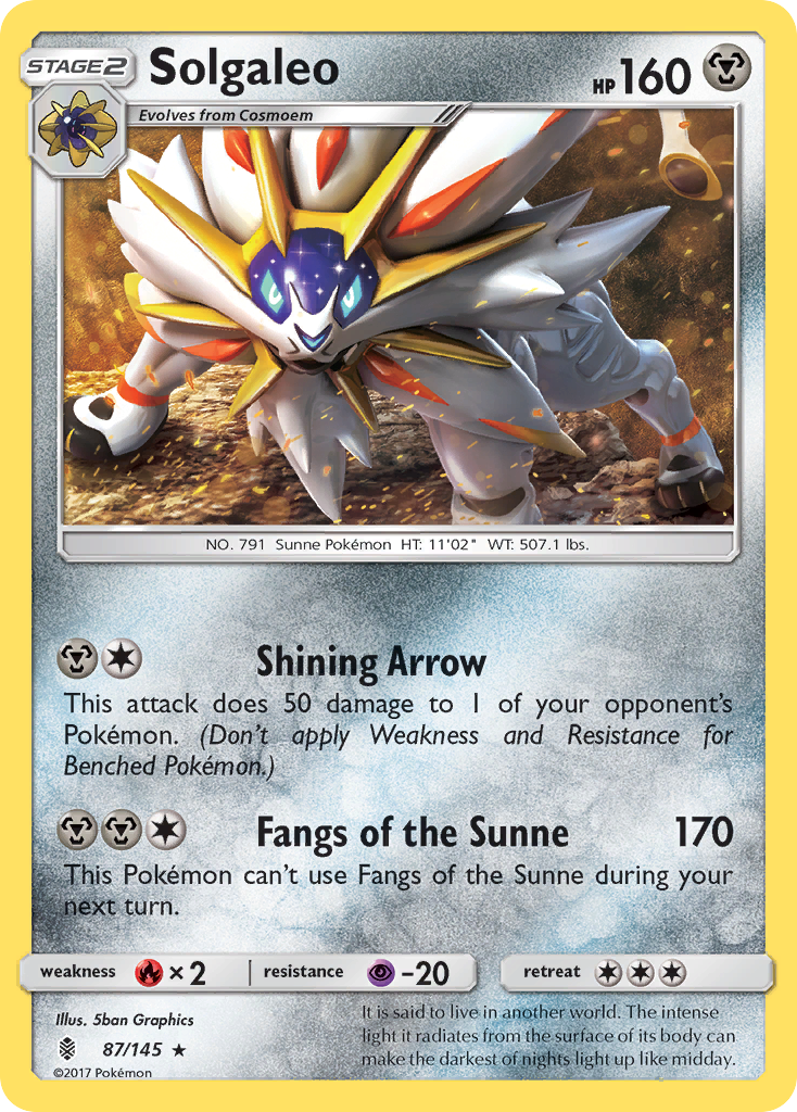 Solgaleo (87/145) [Sun & Moon: Guardians Rising] | Rock City Comics